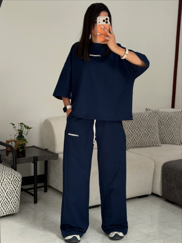 ست تیشرت شلوار ontweave لاکرا دار