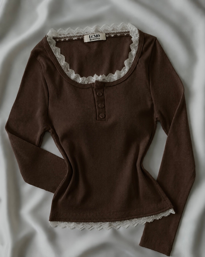 کراپ سه دکمه گیپوری نخ پنبه